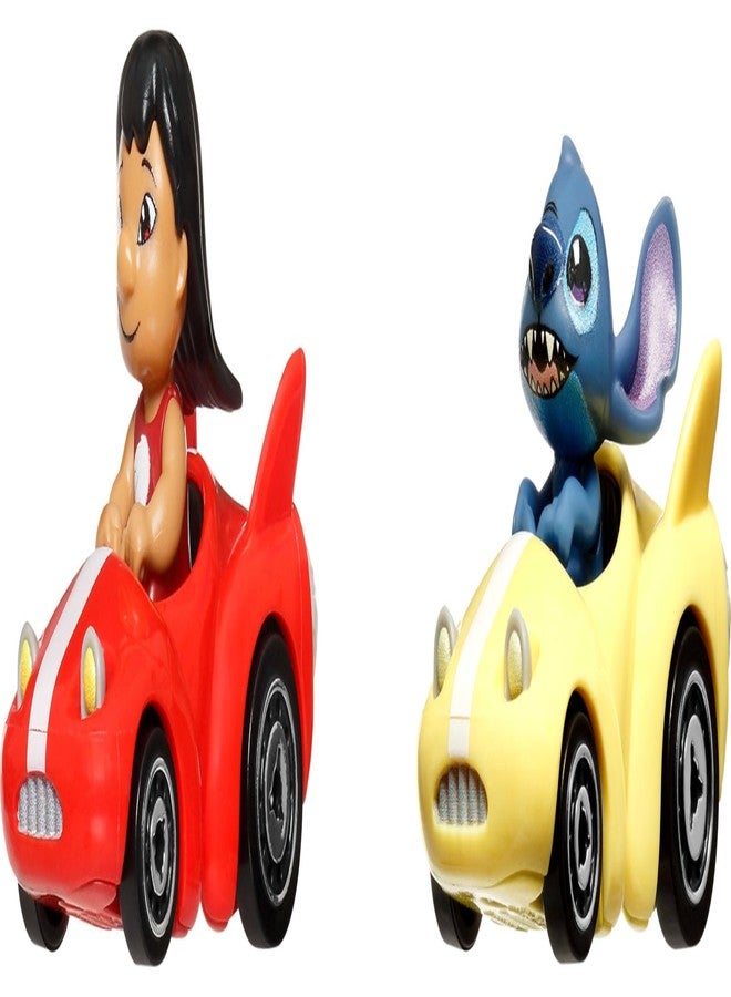 Hot Wheels Toy Cars, Set of 2 RacerVerse Die-Cast Vehicles with Character Drivers Optimized for Performance on RacerVerse Track (Styles May Vary) - Image 1