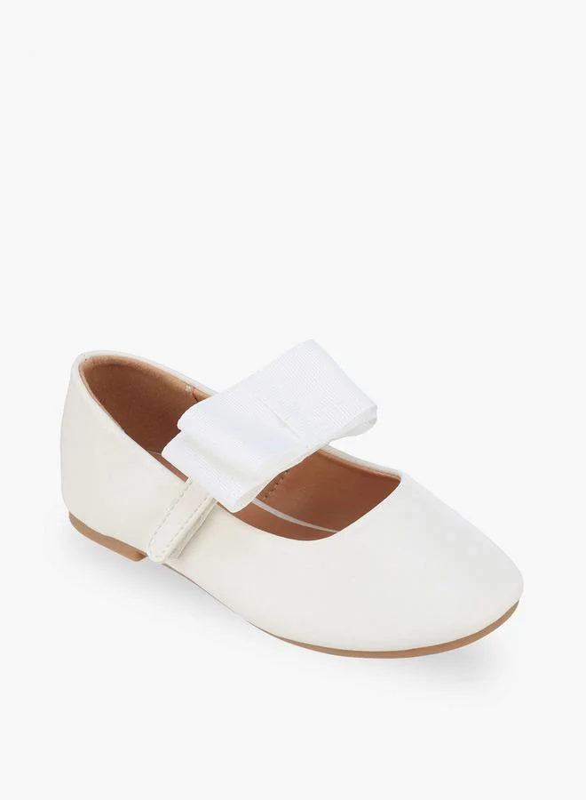 JUNIORS Girls Hook & Loop Ballerina Shoes