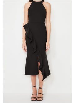 Dress - Black - Midi
