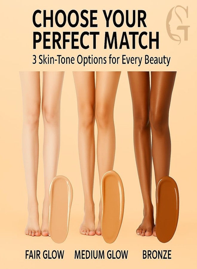 GOERTI Leg Concealer Body Makeup Foundation - Full Coverage Cream for Veins, Scars, Blemishes - Smooths Skin Tone Waterproof & Long-Lasting Leg Makeup - 100ml (FAIREST) - Image 4