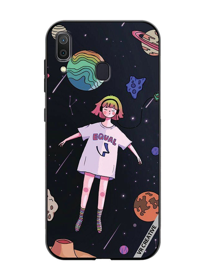 VR CREATIVE Protective Case Cover For Samsung Galaxy A30 Galaxy Design Multicolour - Image 1