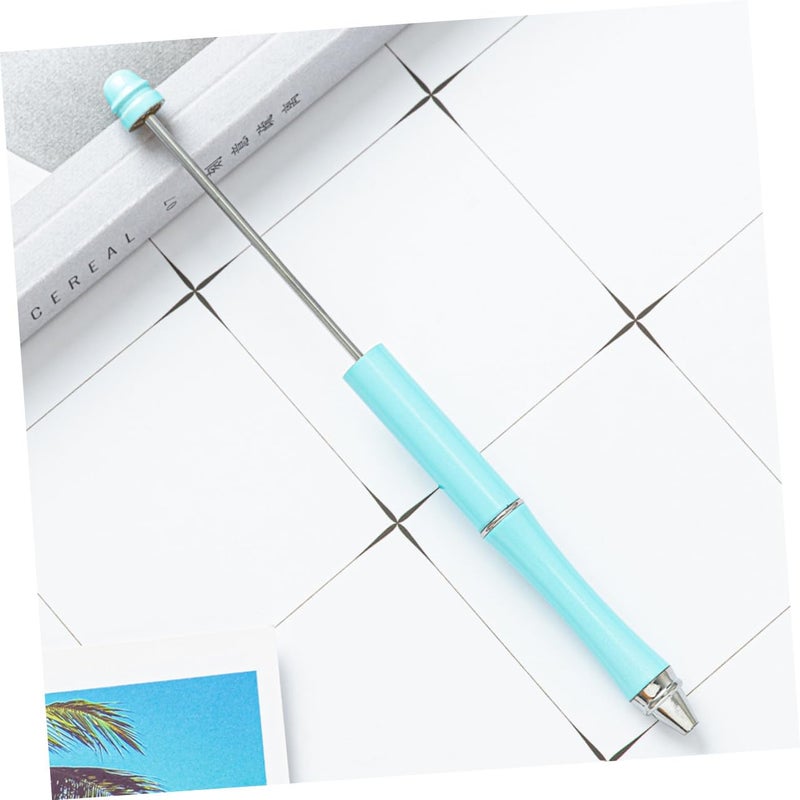 5Pcs Multi Tone Metal Ballpoint Pens With Beaded Design Smooth Ink Flow For Office School - Image 5