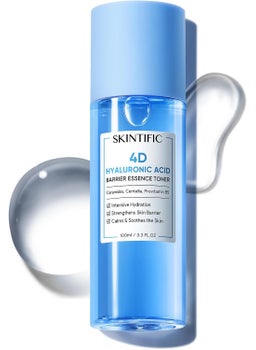 SKINTIFIC 4D Hyaluronic Acid Barrier Essence Toner 100ml Facial Toner Hydrating Toner NonMedicated Skin serum 