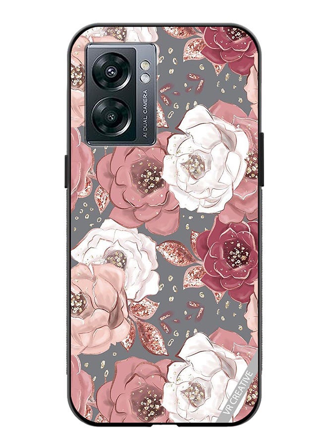 VR CREATIVE Protective Case Cover For OnePlus Nord N300 Rose Flower Design Multicolour - Image 1