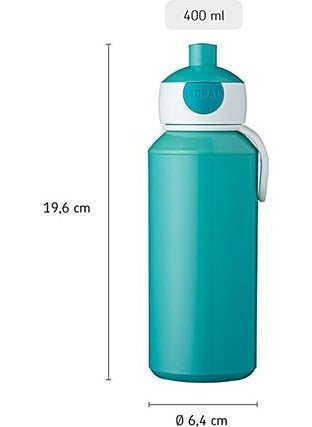 Mepal - Drinking Bottle Pop Up Campus Beverage Bottle 400 Ml - Image 1