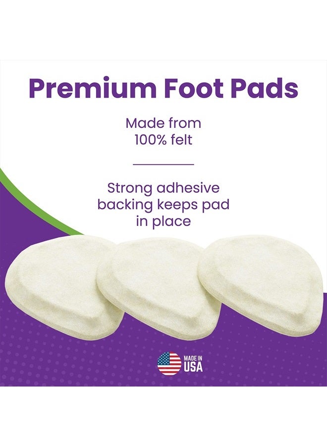 MARS WELLNESS Metatarsal Felt Foot Pad Skived Cut (1/4" Thick) - 6 Pairs (12 Pieces)  - Image 4