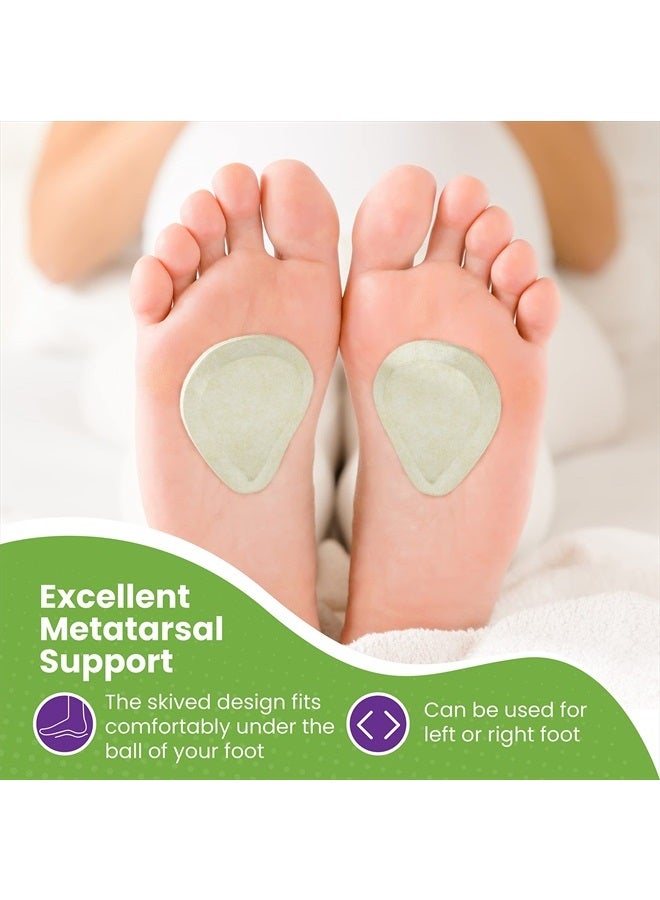 MARS WELLNESS Metatarsal Felt Foot Pad Skived Cut (1/4" Thick) - 6 Pairs (12 Pieces)  - Image 3