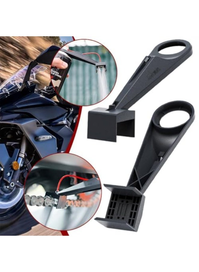 Generic Motorcycle Chain Oiler Aid – Multifunctional Chain Lube Applicator for Mess-Free Oil, Wax, and Degreaser Application, Motorcycle Chain Maintenance Tool for Dirtbikes, Streetbikes, and Motorsports  - Image 5