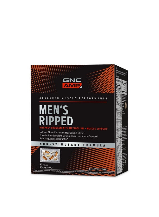 GNC Men's Ripped Non-Stimulant Formula | 30 Servings - Image 1