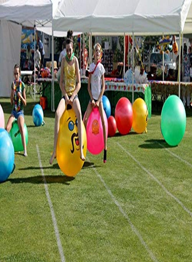 DASNDAS Jumping Kid's Ball Rubber Hop Ball| Kangaroo Bouncer, 60 cm Hoppity Hop| Jumping Ball, with Handle and Sit - Image 4
