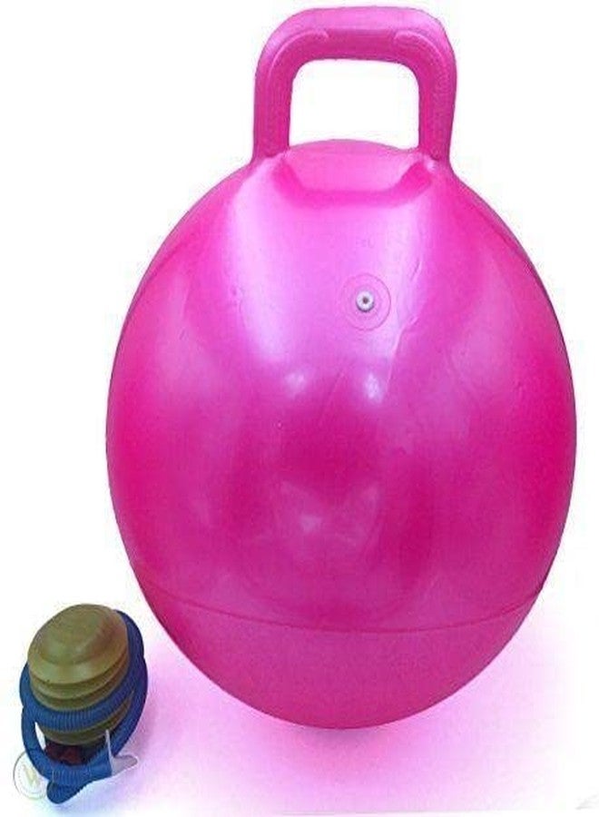 DASNDAS Jumping Kid's Ball Rubber Hop Ball| Kangaroo Bouncer, 60 cm Hoppity Hop| Jumping Ball, with Handle and Sit - Image 2