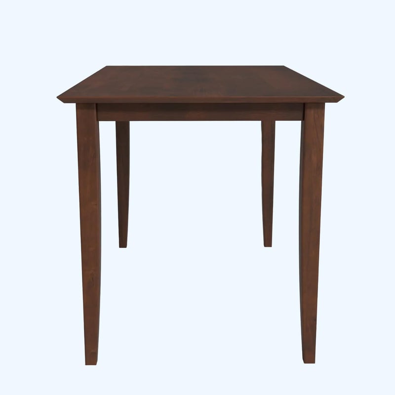 Streema art Wooden Solid Sheesham Wood Dining Table 4 Seater Only Dining Room Furniture 4 Seater Dining Table Without Chair Walnut - Image 4