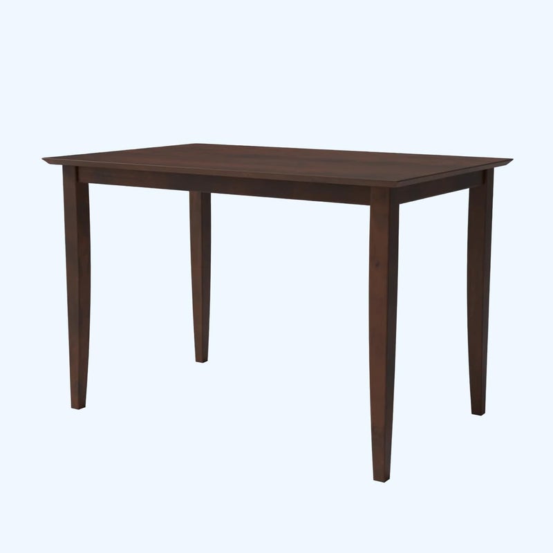 Streema art Wooden Solid Sheesham Wood Dining Table 4 Seater Only Dining Room Furniture 4 Seater Dining Table Without Chair Walnut - Image 3