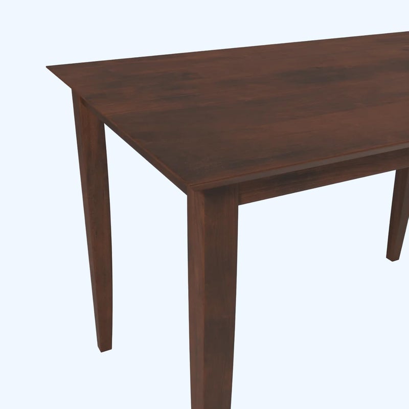 Streema art Wooden Solid Sheesham Wood Dining Table 4 Seater Only Dining Room Furniture 4 Seater Dining Table Without Chair Walnut - Image 5