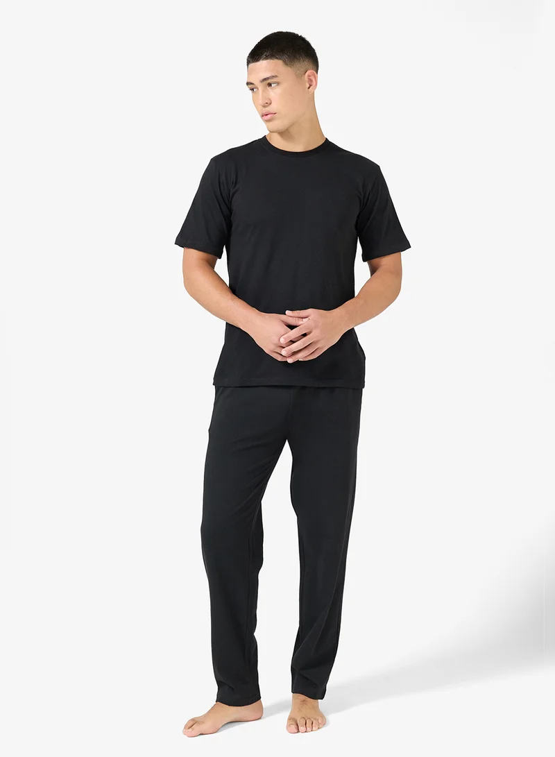 Seventy Five  Nightwear T-Shirt & Pants Set for Men | Best Price UAE
