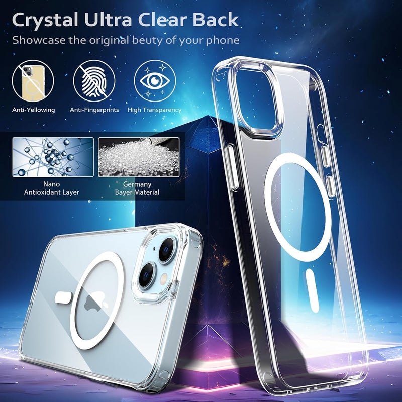 Clear for iPhone 14 Plus - Anti-Yellowing Cover with Shockproof Protection - Image 5