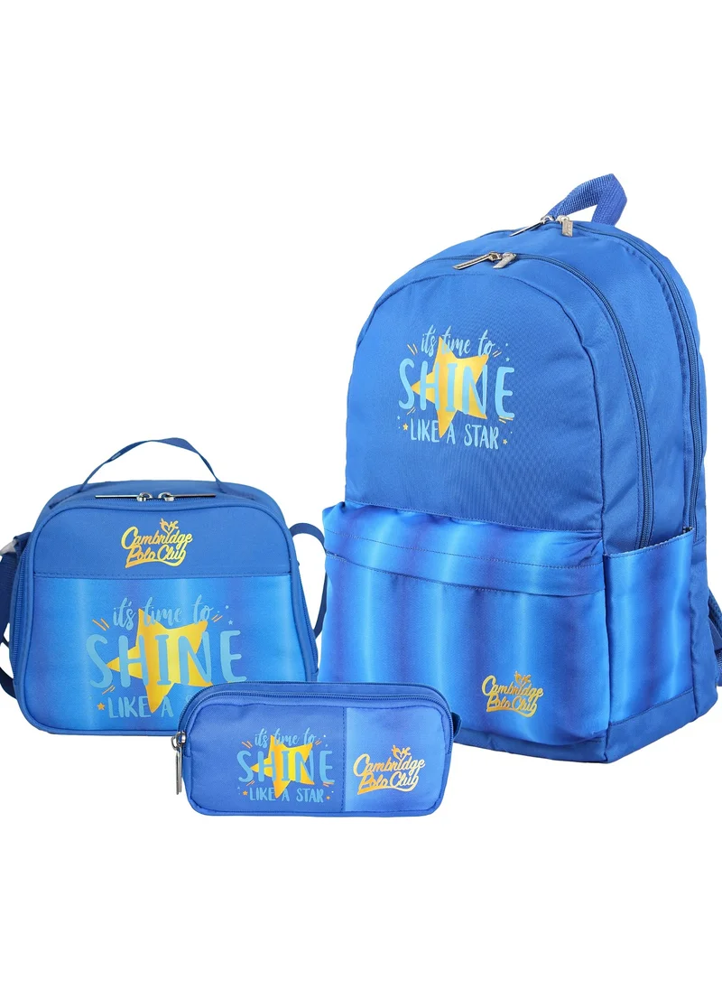 Cambridge Polo Club Star Double Main Compartment Children Primary School Bag Set