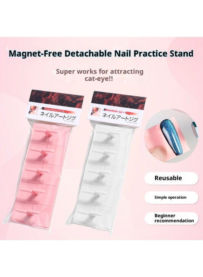 Nail practice stand detachable practice for nail painting, used specifically for Japanese nail salons. - Image 2