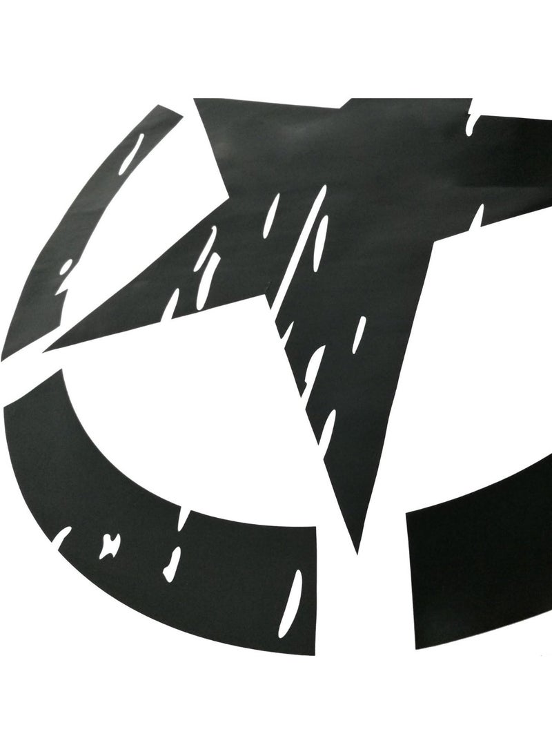 Bukela 2 Pcs Car Body Stickers, Bumper Decals Decoration Trim in Black for Jeep Wrangler YJ TJ JK JL Gladiator Tacoma Tundra RAM Pickup Truck (18cm) - Image 3