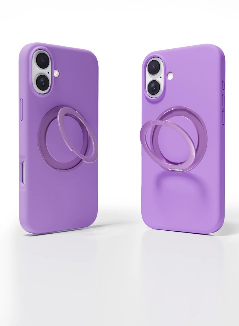 ماكس آند ماكس غطاء حماية من السيليكون السائل 360 درجة لهاتف iPhone 16 Plus مع Magsafe من ماكس آند ماكس - وردي - Image 3