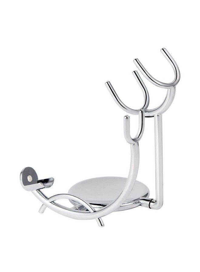 Grandslam Shaving Razor And Brush Stand Stainless Steel Shaving Razor Holder Compatible With Long And Short Handle Safety Razor Straight Razor And Barber Razor - Image 5