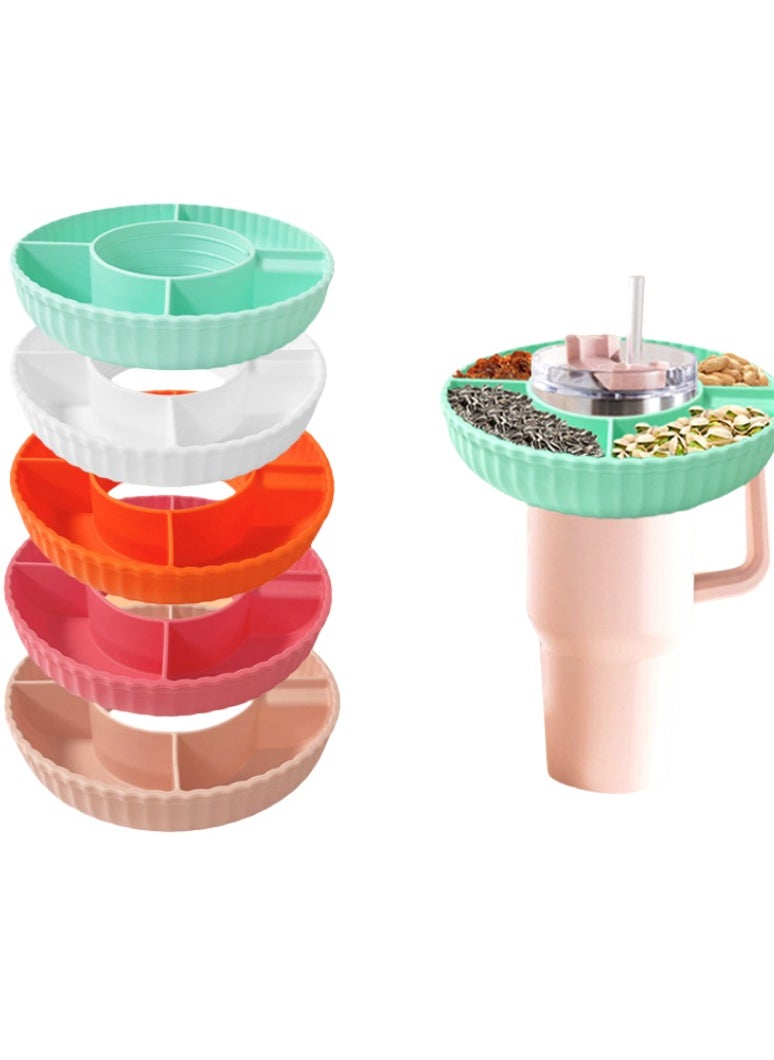 Generic - Stanley Cup Snack Bowl, Reusable Snack Plate, Fits 40 oz Water Glass - Image 1