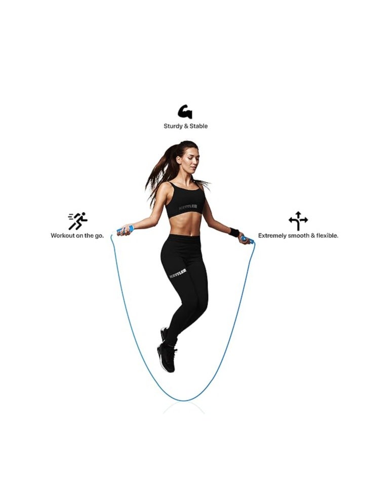 KETTLER - German Technology Tangle Free Skipping Rope with Compact Design | Material : Rubber and Foam | Jump Rope is Ideal for Speed Jumping, Boxing, Cardio Endurance| Unisex - Image 1