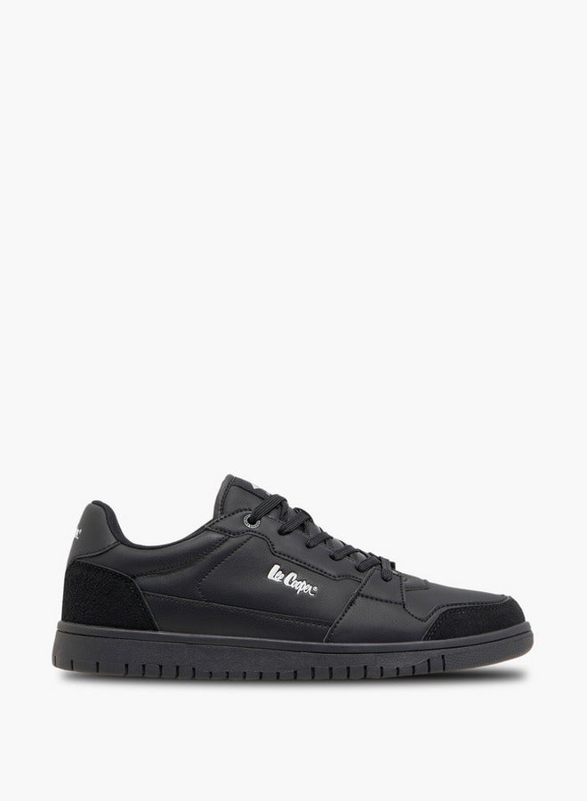 Lee Cooper Men's Panelled Sneakers with Lace-Up Closure - Image 3