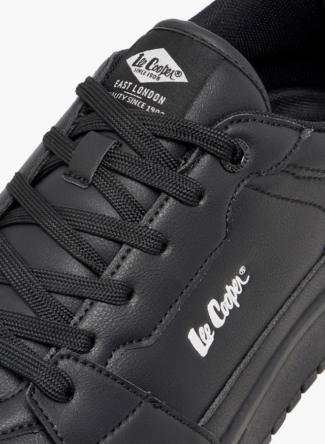 Lee Cooper Men's Panelled Sneakers with Lace-Up Closure - Image 4