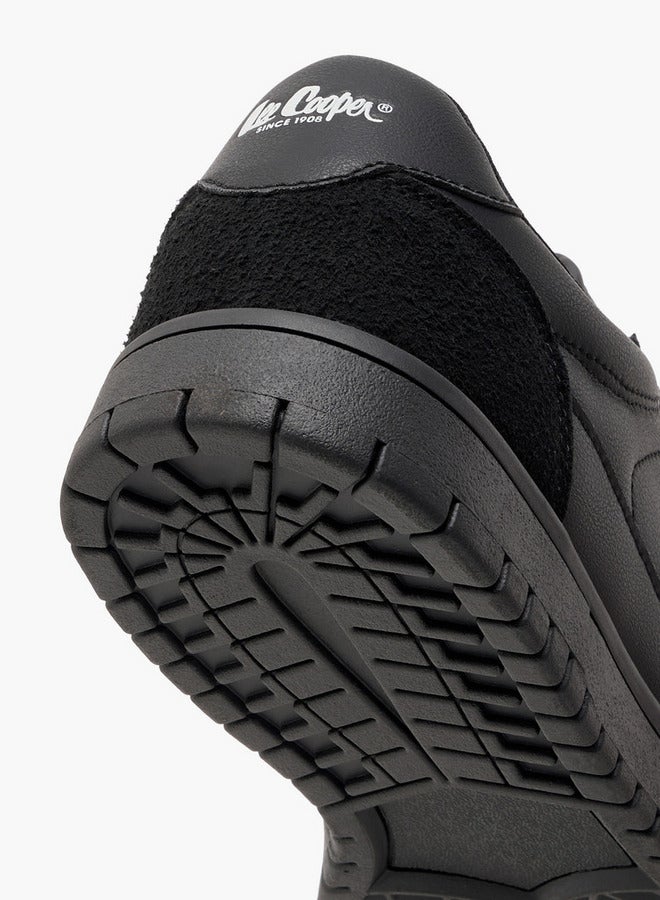 Lee Cooper Men's Panelled Sneakers with Lace-Up Closure - Image 5