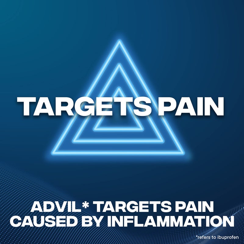 Advil Dual Action Back Pain Caplets Delivers 250mg Ibuprofen and 500mg Acetaminophen Per Dose for 8 Hours of Back Pain Relief - 144 Count - Image 4