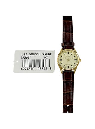 ساعة رسمية بعقارب طراز LTP-V005GL-9AUDF - 28 مم - بني نساء - view 5