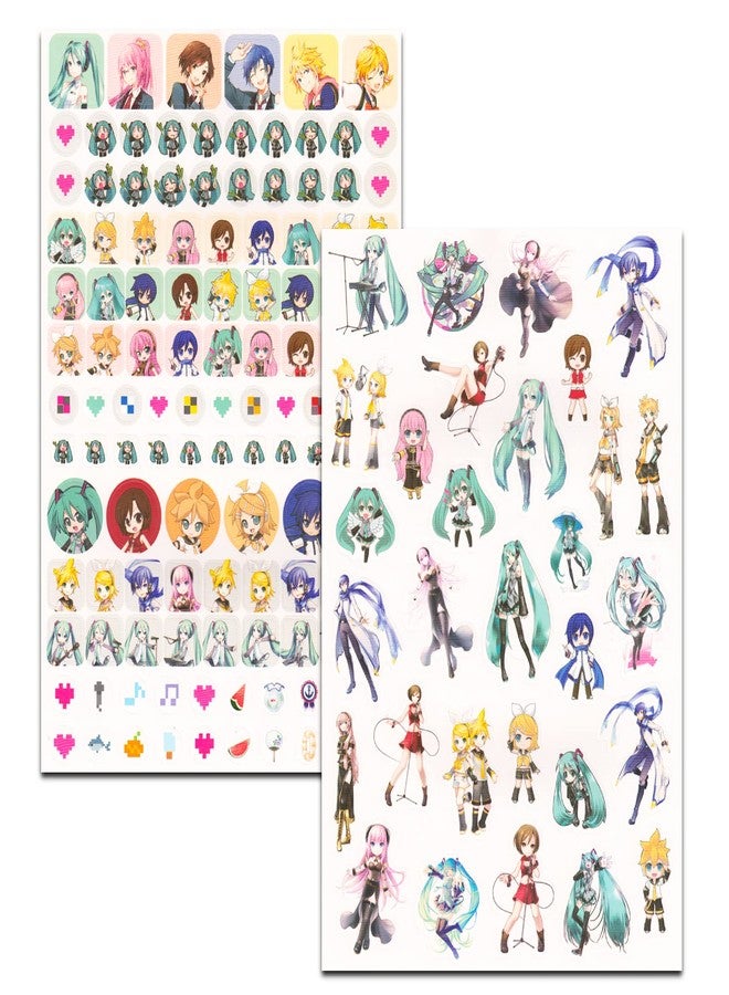 Shueisha Hatsune Miku Stickers Set - Bundle with 295+ Hatsune Miku Stickers Plus Door Hanger for Boys, Girls, Kids | Hatsune Miku Party Supplies - Image 2