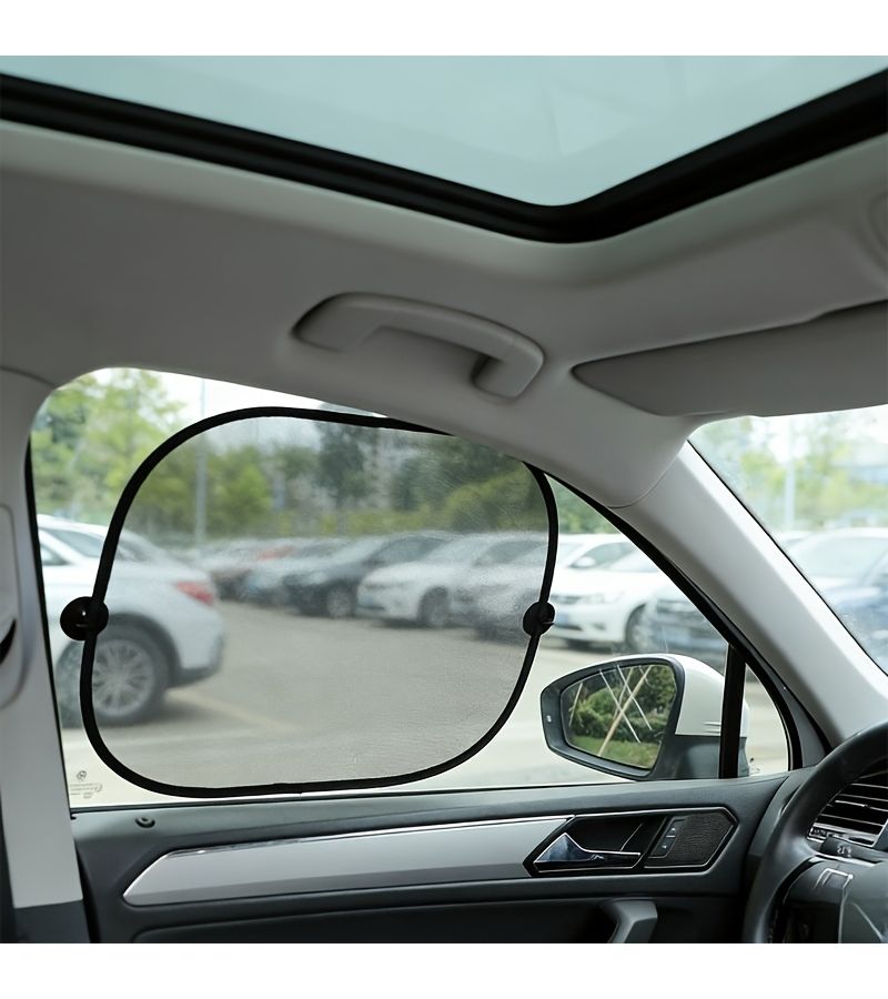 Summer Car Sunshade Side Panels Portable Foldable Glare Reduction Cooling Tool - Image 3