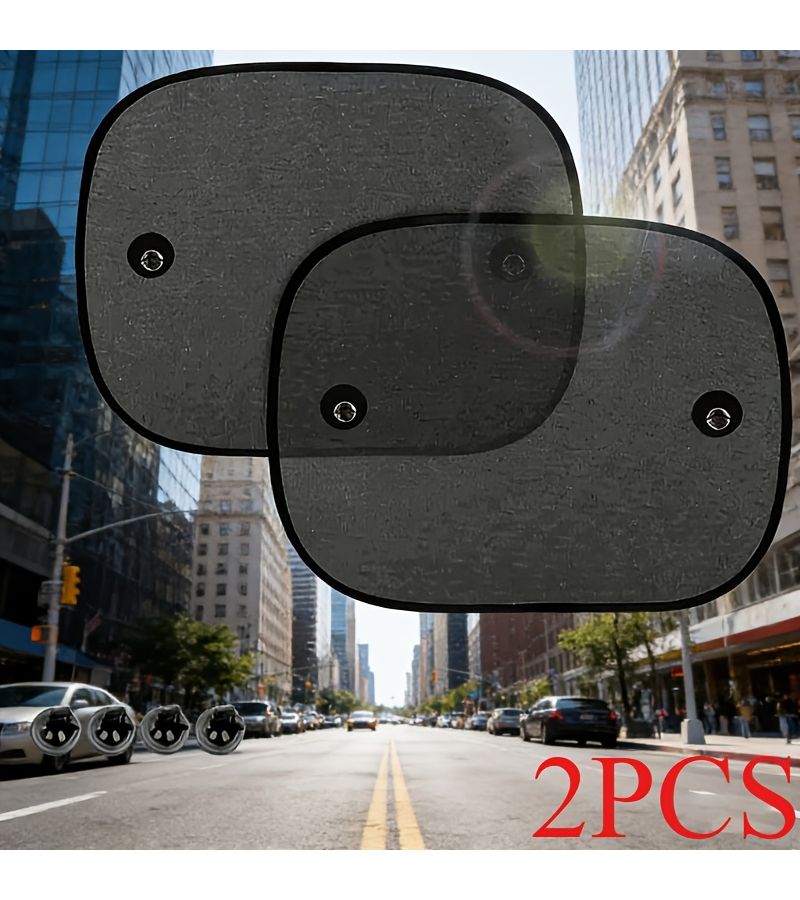 Summer Car Sunshade Side Panels Portable Foldable Glare Reduction Cooling Tool - Image 1