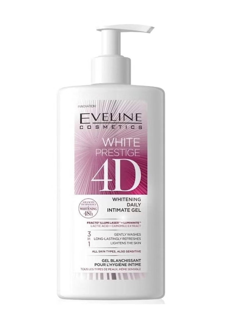 Eveline White Prestige 4D Whitening Daily Intimate Gel 250ml - Image 1