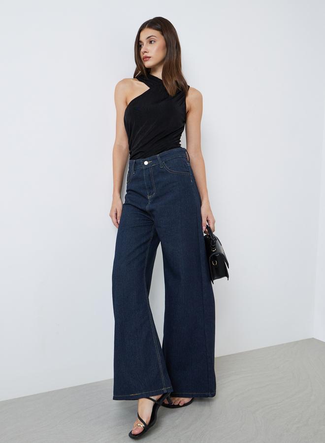 ستايلي بودي سوت بدون أكمام وتفاصيل بارزة الملمس - Image 2