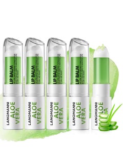Jolilab Jolilab 4 Pcs Aloe Vera Lip Balm Lip Gloss Long Lasting Hydrating Lip Care Nutritious Lip Oil Plumper Lip Balm Moisturizer Lip Gloss Lip Makeup Set for Gilrs and Women4Pcs 
