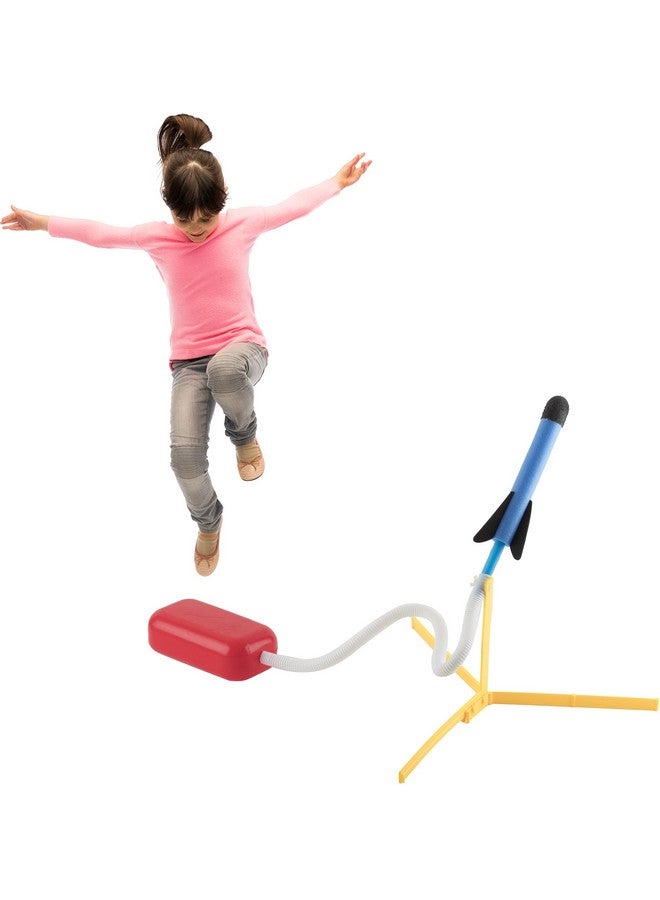 Play22 Toy Rocket Launcher for Kids Shoots Up to 100+ Feet - Play Launch Rocket Includes 6 Foam Rockets, 3 Colors - Best Birthday Gift for Boys and Girls Fun Outdoor Toys for Kids Age 3+ Years - Image 5