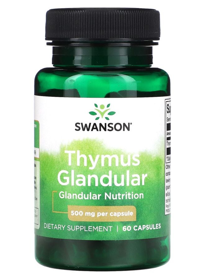 Thymus Glandular 500 mg 60 Capsules