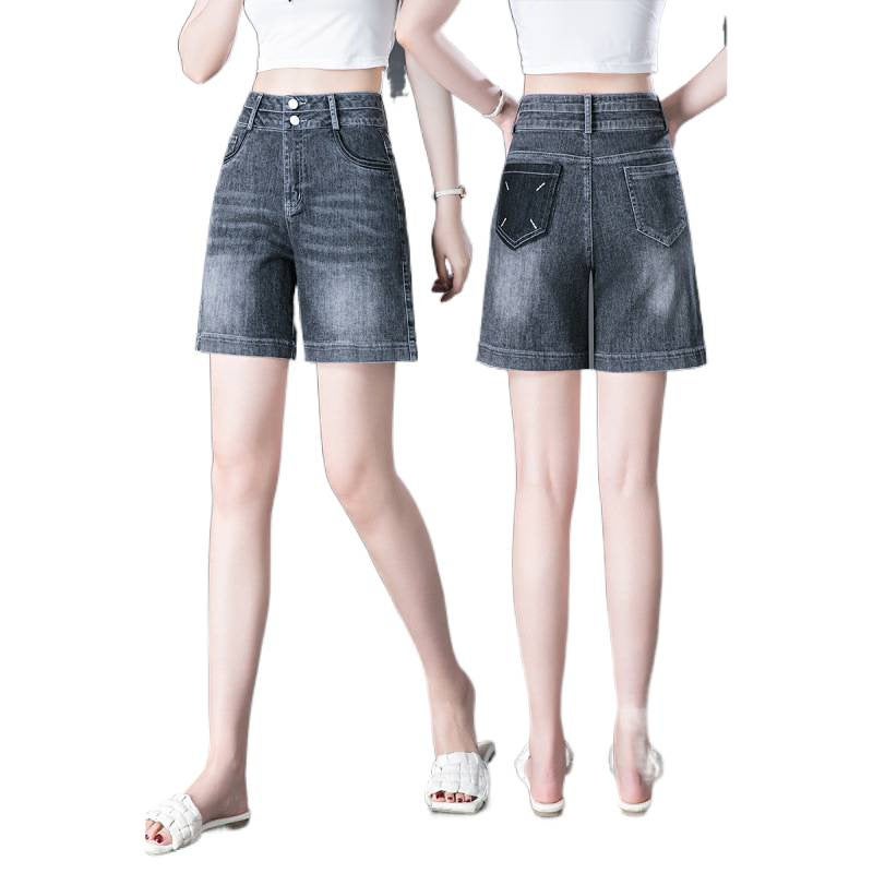 2026 Summer Women's High-Waist Straight Denim Shorts - Image 5
