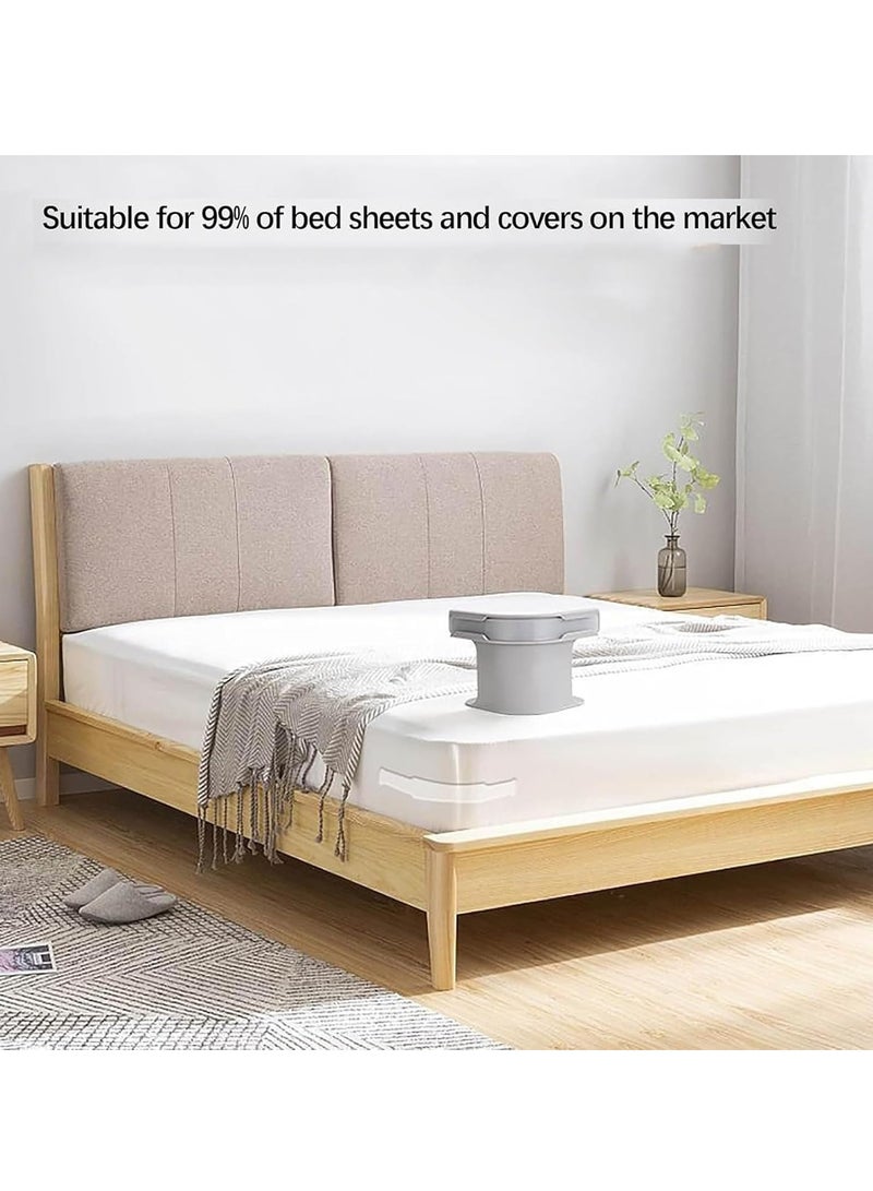 JOGAMS Bed Sheet Holder Set with Lock Strips, Heavy Duty Bed Sheet Fasteners, Non-Slip Lock Sheet Clips, for All Size Mattress, Blankets, Bedding - Image 2