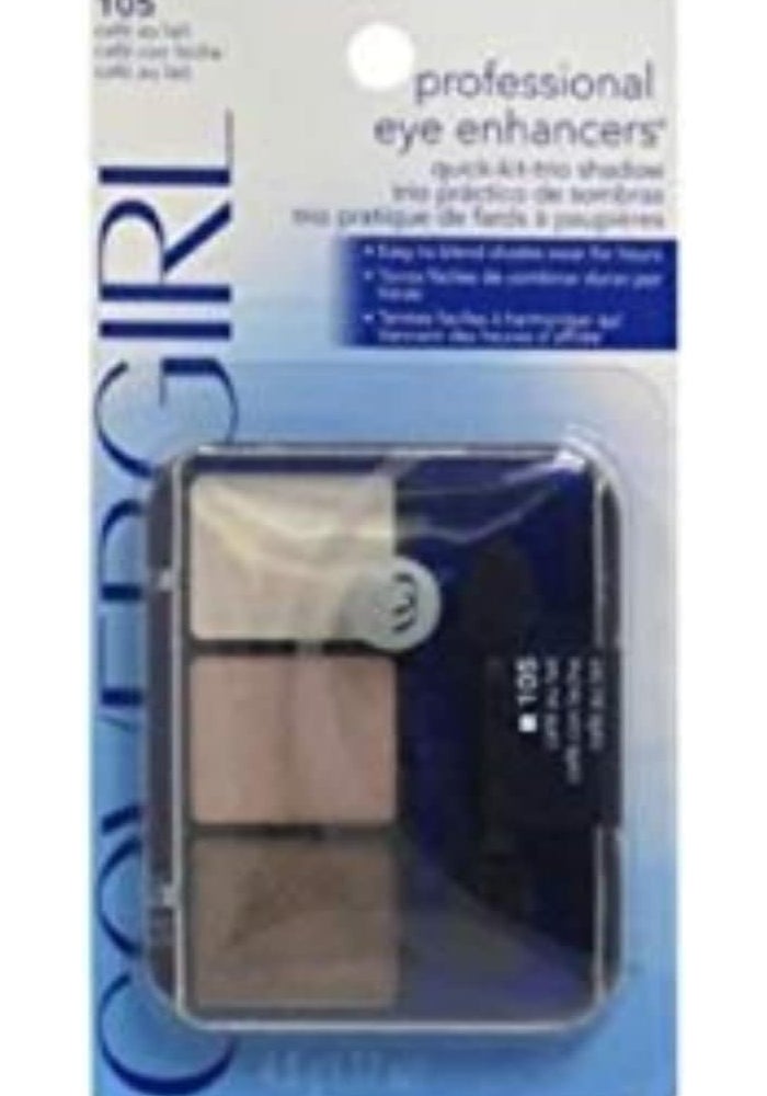 Covergirl Professional Eye Enhancers Quick-Kit Trio Shadow 105 Cafe Au Lait - 1.3 Ounce