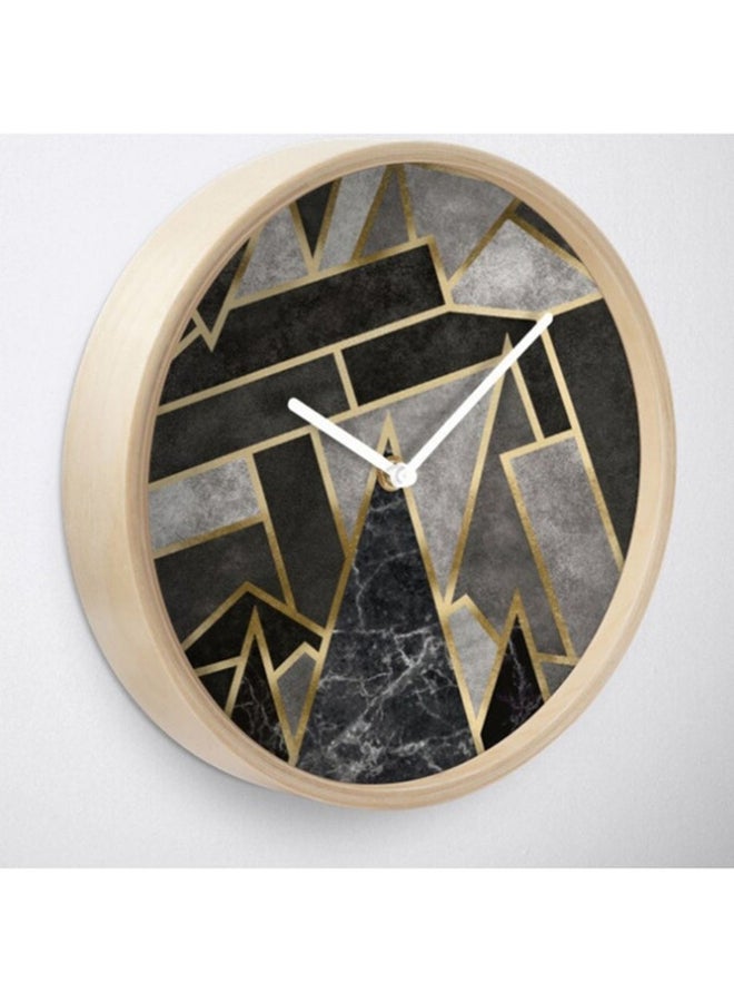 RIZARIES Grey Geometric Mosaic Wall Clock - Image 2