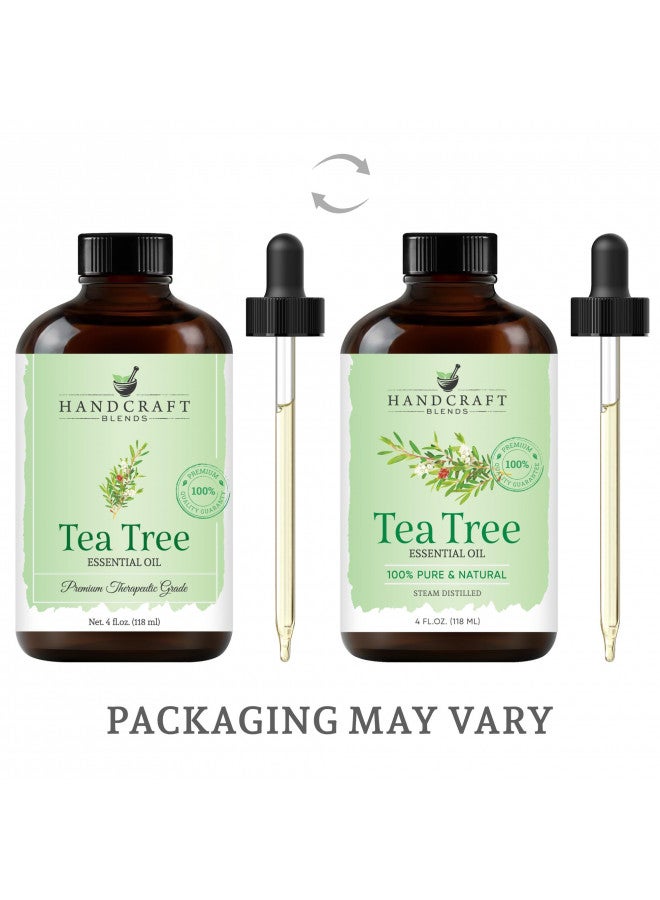handcraft Blends Handcraft Tea Tree Essential Oil - 100% Pure and Natural - Premium Therapeutic Grade with Premium Glass Dropper - Huge 4 fl. Oz  - Image 3