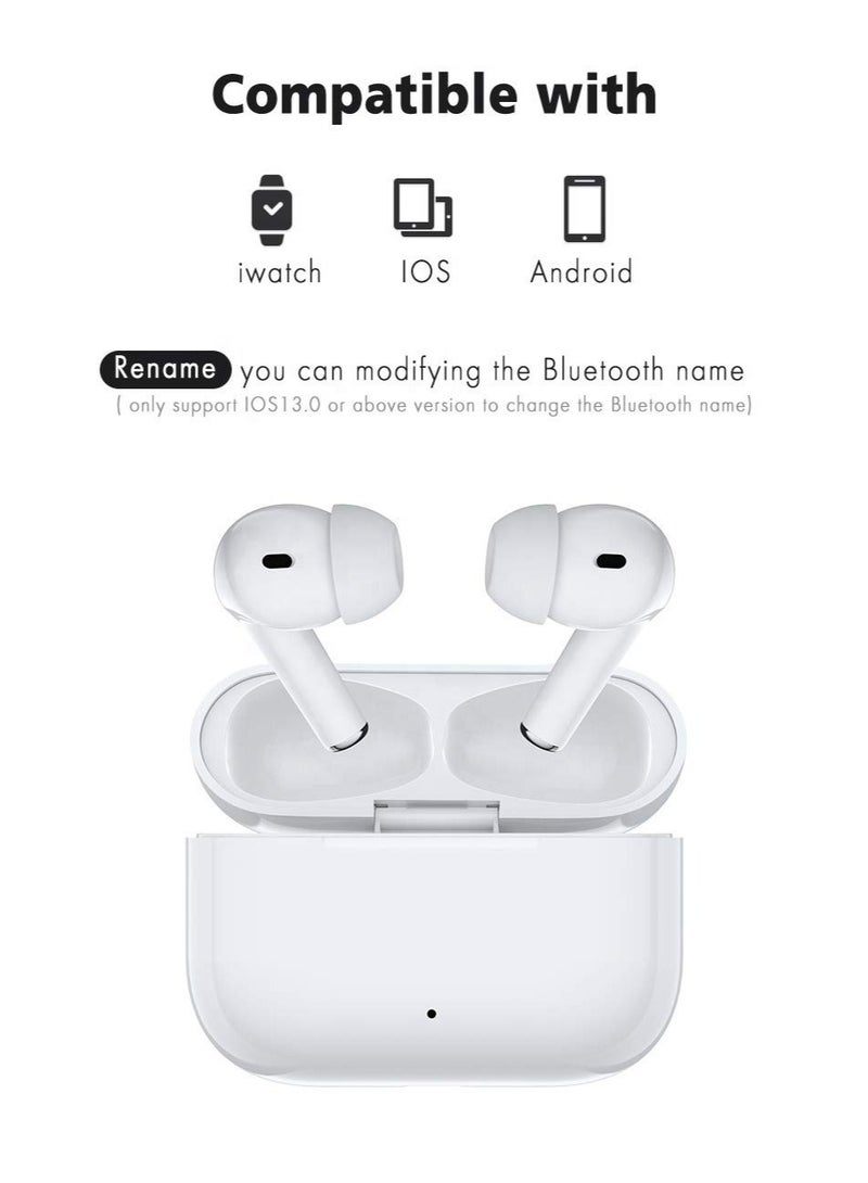 ELTRAZONE Wireless Air Pro Earphone TWS with Mic Pods Bluetooth IPX5 Bass True Wireless Earbuds (White)  - Image 2