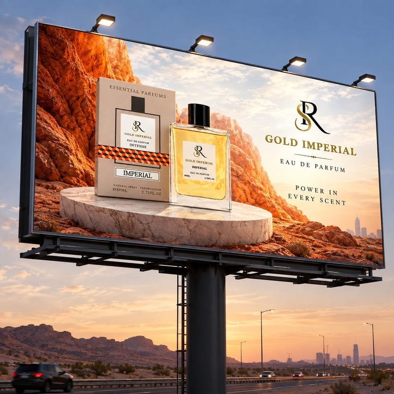 IMPERIAL Gold Imperial  for Men, Warm Woods and Refreshing Spices, 80ml - Image 5