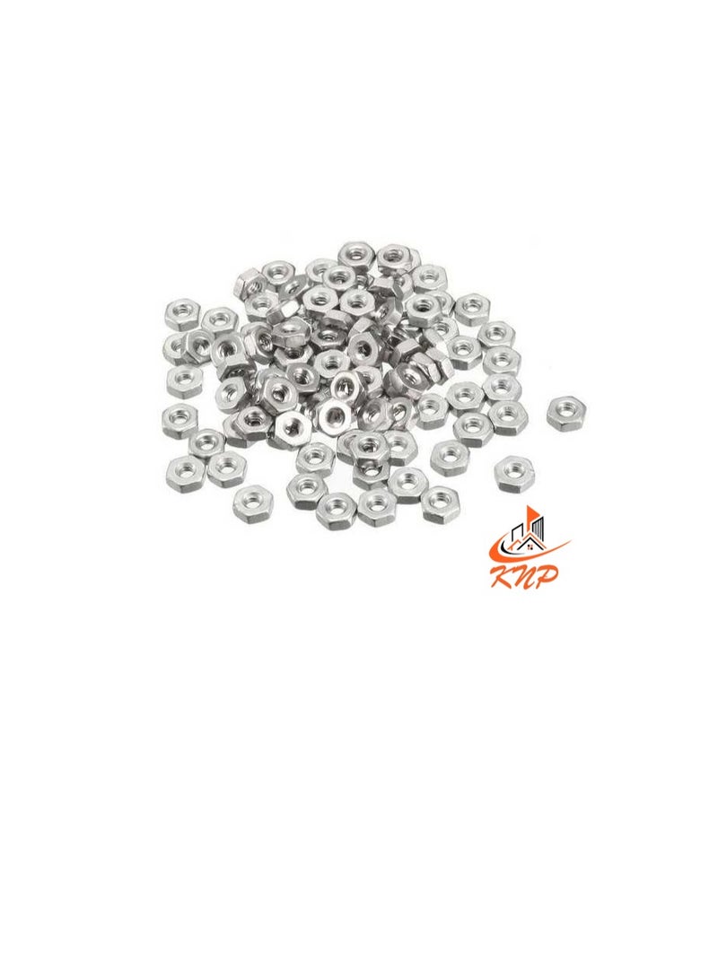 KNP Steel Hexagon Nuts - Pack of 100 (M5)  - Image 3