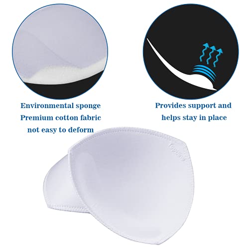 TopBine 3 Pairs Bra Pads Inserts Women's Sports Cups Bra Replacement Insert for Bikini Swimsuit - Image 5