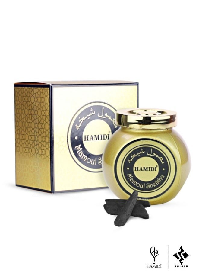 HAMIDI - Luxurious Arabic Home Fragrance Set - Sheikha Bakhoor 70gm + Sheikha Oud Muattar 50gm (Incense) - Image 1